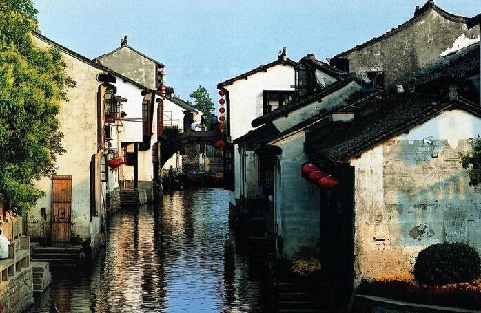 周庄手绘风景图片大全